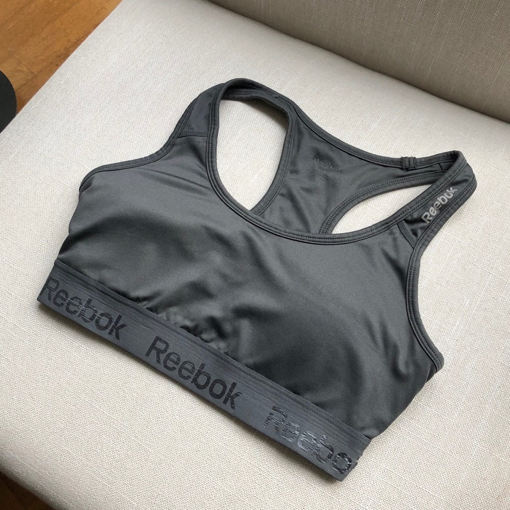 Reebok Gray Sports Bra.